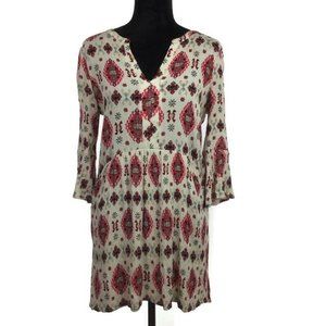 Altar'd State Boho Bell Sleeve Tunic Dress